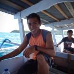 Mansur et Arman, les deux boatman sur toutes nos plongées (îles Togian, Sulawesi Centre, Indonésie)