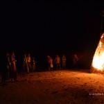 Feu de joie sur la plage pour célébrer notre départ (Tomken, îles Togian, Sulawesi Centre, Indonésie)