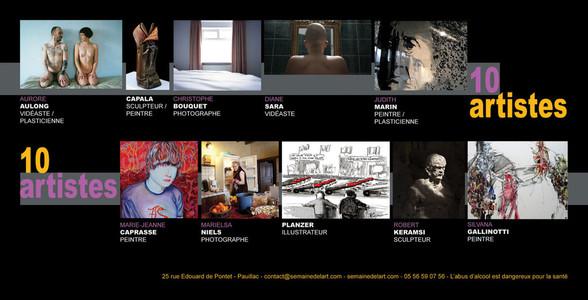 Le programme de la Semaine de l'Art en images - Cliquez pour visiter le site web de la Semaine de l'Art