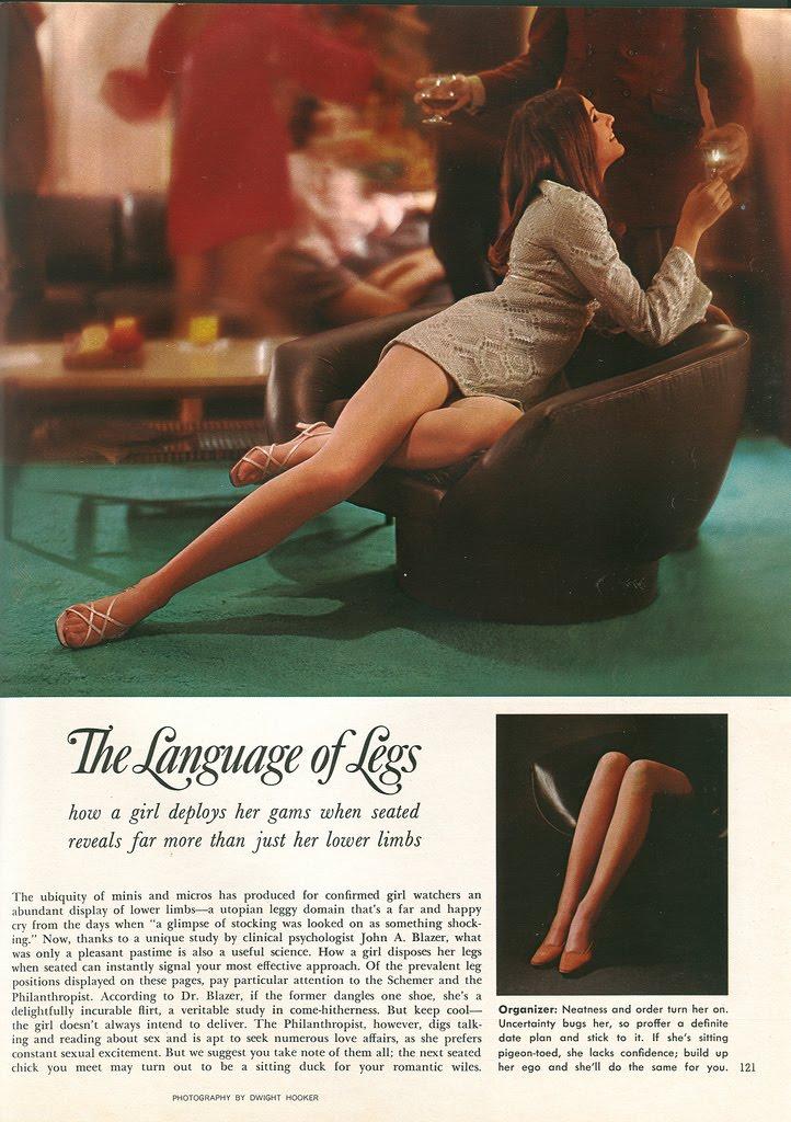 Vintage playboy language of legs - À Lire