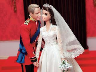 Les poupées du mariage de Kate et William