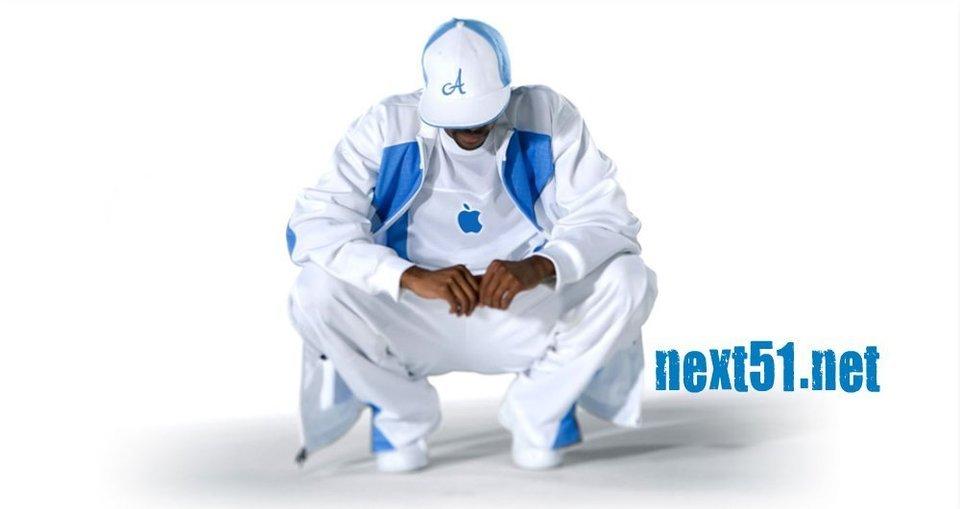 Des vêtements de la marque Apple...