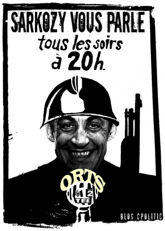 Après une télévision de maçon, la télévision du couillon : #TéléSarkozyMent