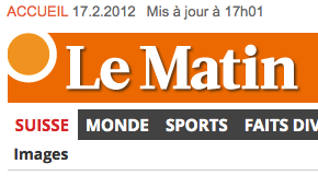 Le Matin: encore des conneries!