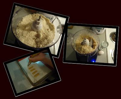 Allumettes aux cashews et chocolat noir