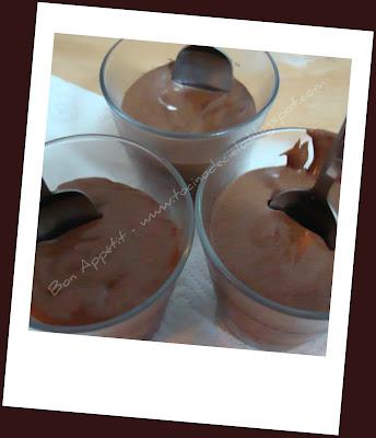 Mousse au chocolat aux Carambar - Mousse de chocolate con Carambar