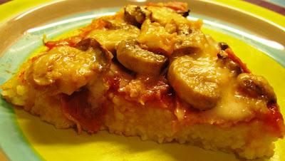 Pizza de polenta