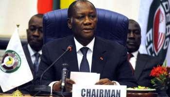 Alassane Ouattar élu à la tête de la Cedeao le 17 février 2012 à Abuja.
