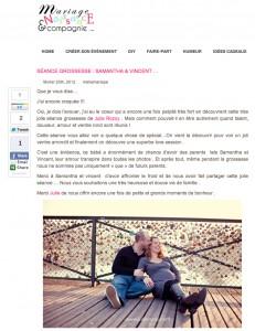 Sur le blog « Mariage Naissance et Compagnie »