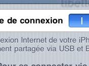 Partage connexion l’iPhone