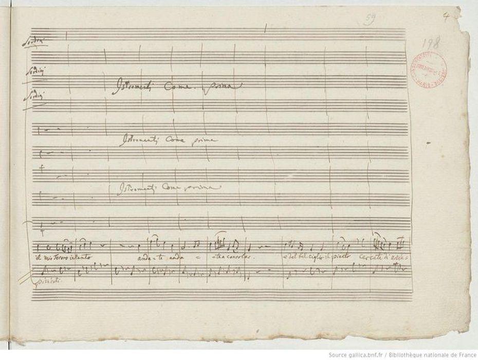 Le manuscrit de “Don Giovanni”