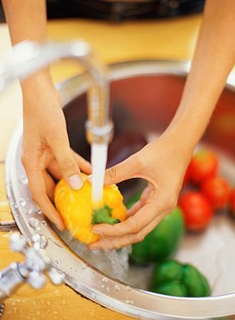 laver fruits & légumes