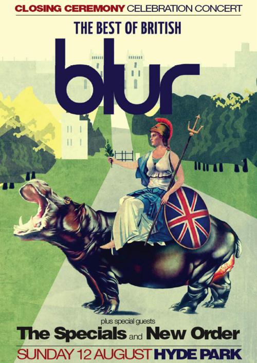 Blur et New Order en forme olympique, le 12 août 2012 à Hyde Park