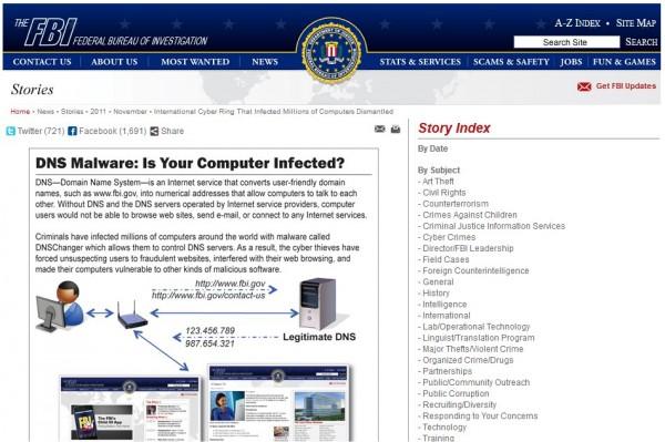 RTEmagicP FBI DNSChanger txdam27948 4d40ce 600x399 Le FBI contraint dopérer un blackout de linternet ?