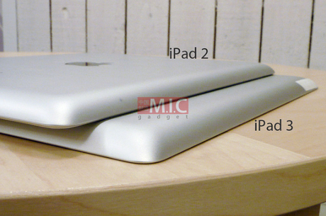 L’iPad 2 et l’iPad 3 côte à côte