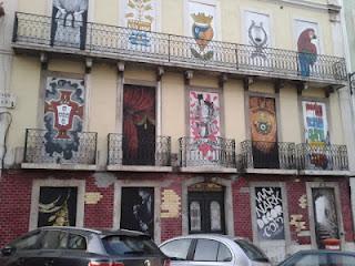 Street art dans les rues de Lisbonne