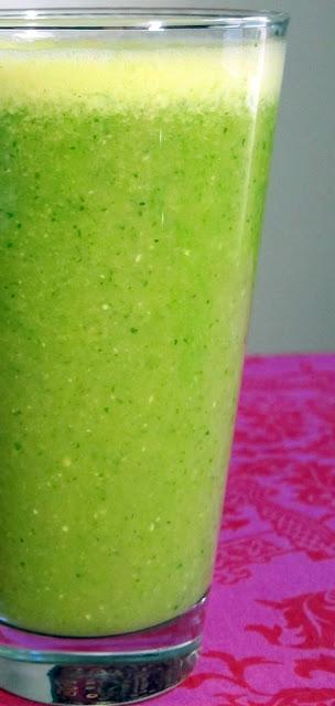 Oui, encore... Mais c'est rapide à faire un smoothie vert  !