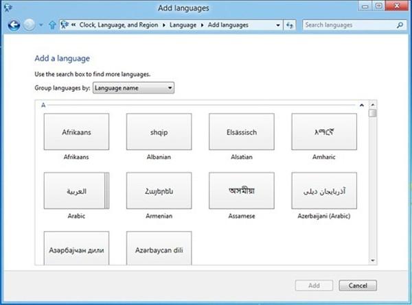 windows 8 changement de langue Windows 8 apportera la sélection de la langue