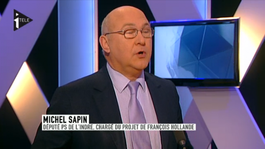 Michel Sapin : «François Hollande a un projet, Nicolas Sarkozy des postures»