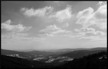 vue en noir et blanc