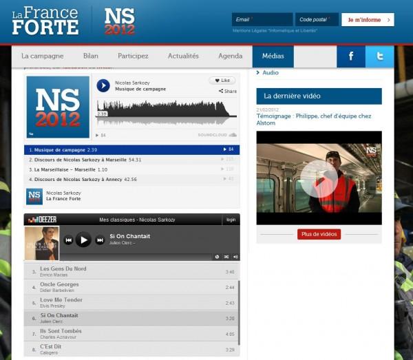playlist ns deezer 600x523 Insolite : Nicolas Sarkozy a aussi sa Playlist mais sur Deezer