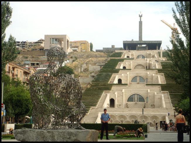 Erevan, capitale d’Arménie le matin