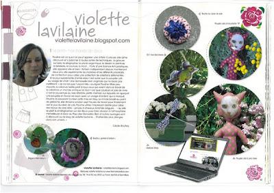 Double page pour violette lavilaine, yes!!