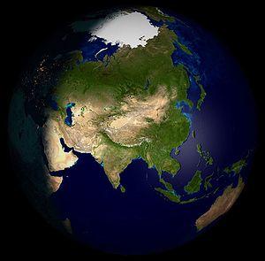 Asia Globe NASA.jpg - Wikipedia Orange