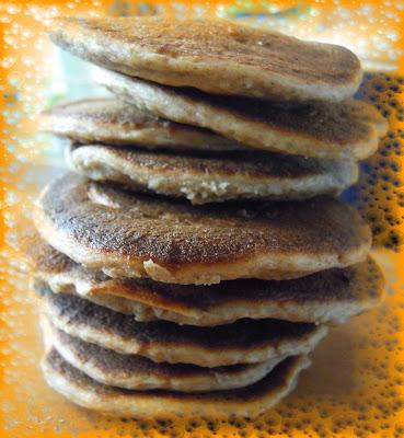 Pancake SANS OEUF à l'okara,purée de noisettes,tofu soyeux