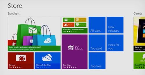 windows 8 store application Microsoft supprime ses anciennes marques dans Windows 8