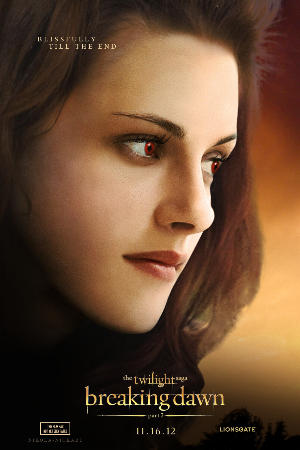 Le 4ème fanart de l'affiche de Breaking Dawn 2 | by Niko