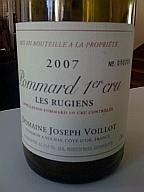 Des blancs et un grand rouge : Milan, Simone, Pommard Rugiens