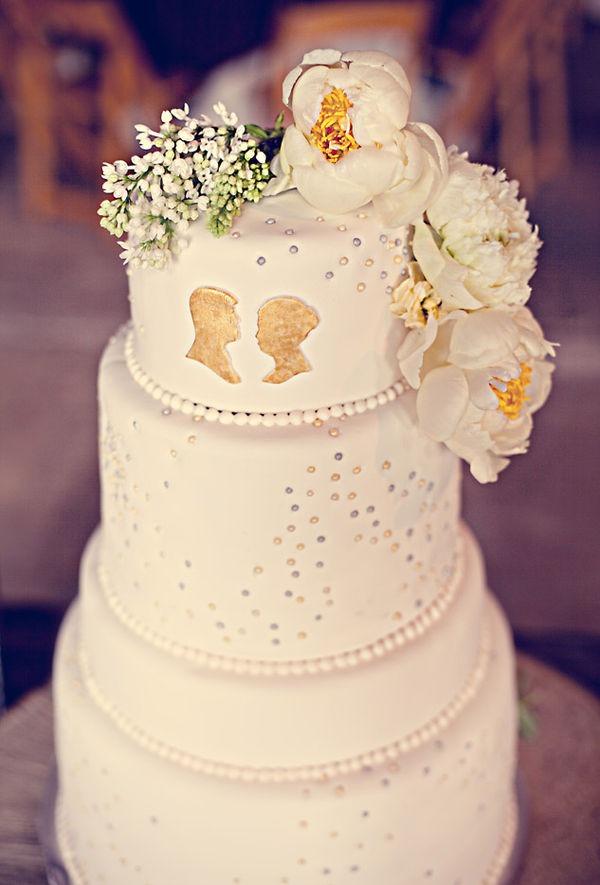 Decoration de mariage avec visage des mariés