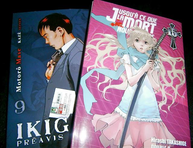 [Mes Derniers Achats Manga] Jusqu'à ce que la mort nous sépare tome 15 et Ikigami - Préavis de Mort tome 9