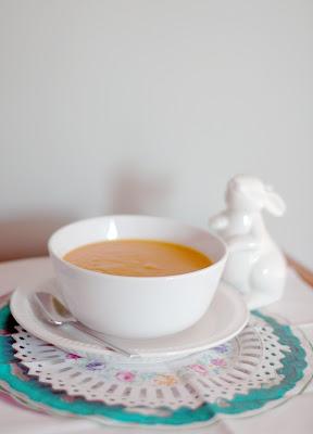 Ma Soupe Carrotte-Gingembre-Potiron ☆ My Carrott-Ginger-Pumpkin Soup