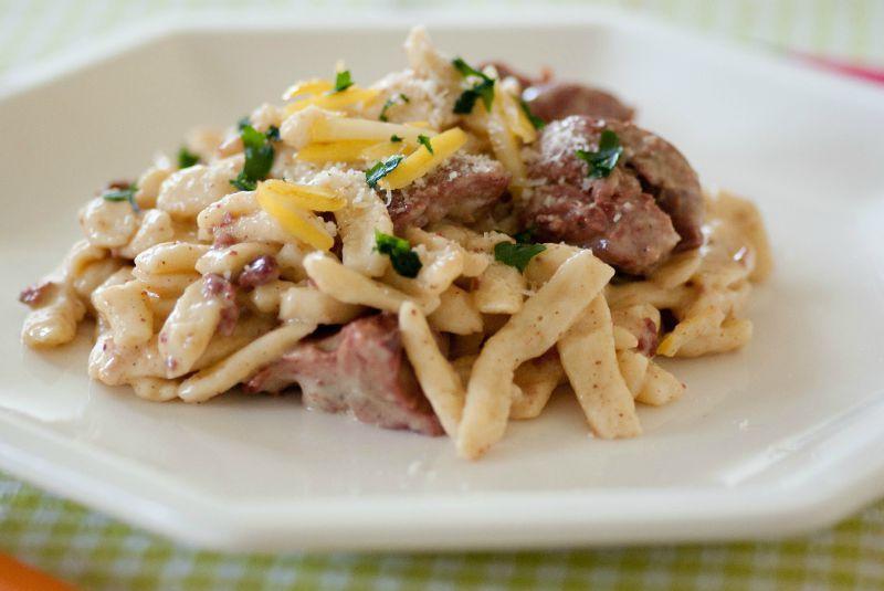 Pâtes aux foies de volailles 2