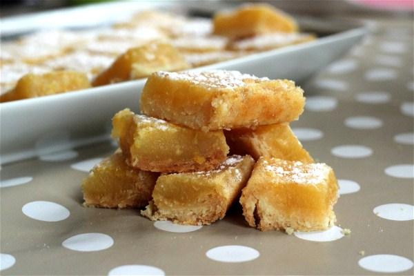La recette des carrés aux citrons