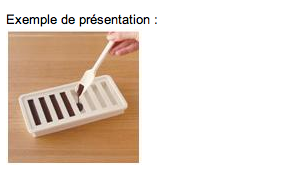 Des crayons de chocolat