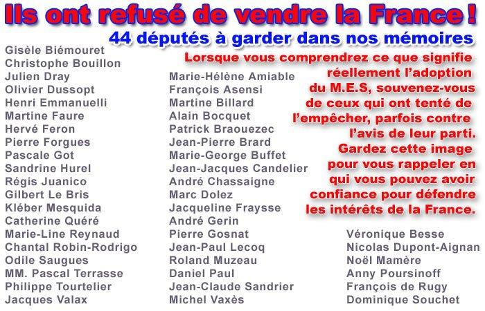 On va bien voir le 28 Février au Sénat ! Moi j’attends rien d’eux, sinon ils auraient déjà voté NON le 21 Février à l’Assemblée !!!!