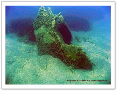 Prospection de La Chainette epave-lotte-archeologie