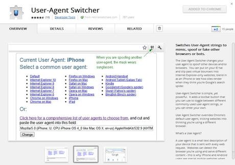 User Agent Switcher : Extension Chrome pour changer facilement votre User Agent