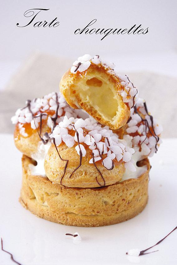 Tarte chouquettes 1