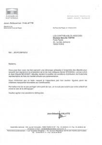 jean sebastien vialatte lettre Contribuables Associes irfm