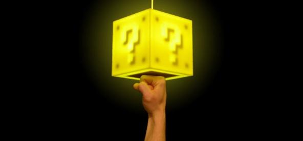 La lampe Coin Block inspirée de Super Mario