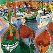 Raoul Dufy, «Barques à Martigues» (détail)
