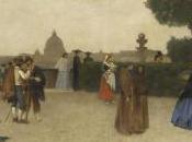 J'ai aimé voir:Rome, terrasse Villa Médicis (1860) Jean-Jacques Henner