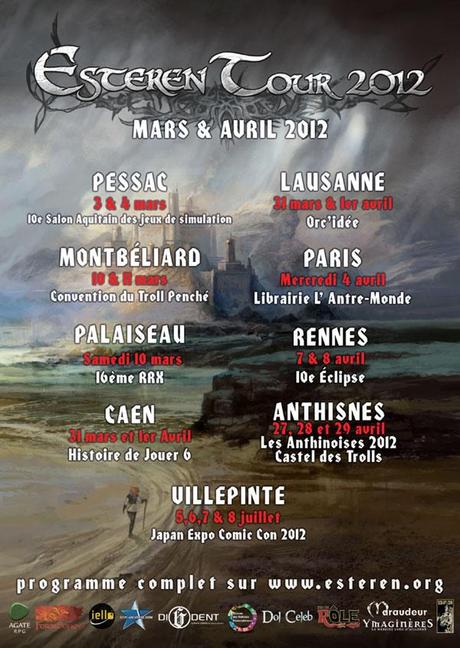 esteren tour 2012 mars avril 600px [Esteren Tour 2012] Les nouvelles dates de la tournée des Ombres dEsteren