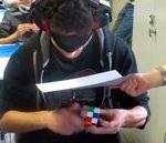 vidéo marcell endrey rubiks cube yeux bandés record du monde