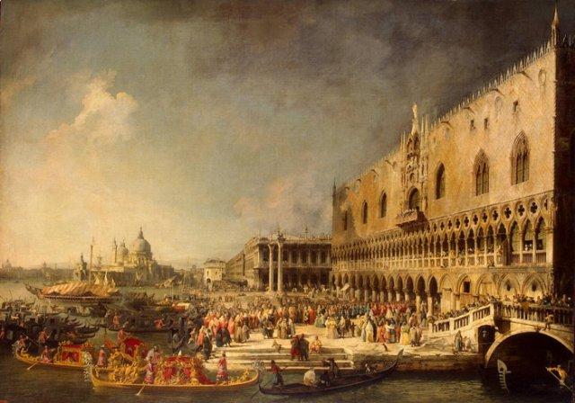 Arrivée à Venise du comte de Gergy, ambassadeur de France - Canaletto