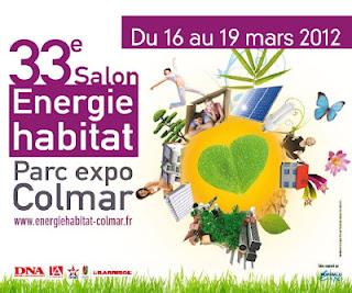 Sur votre agenda : Le 33 ème Salon Energie habitat de Colmar